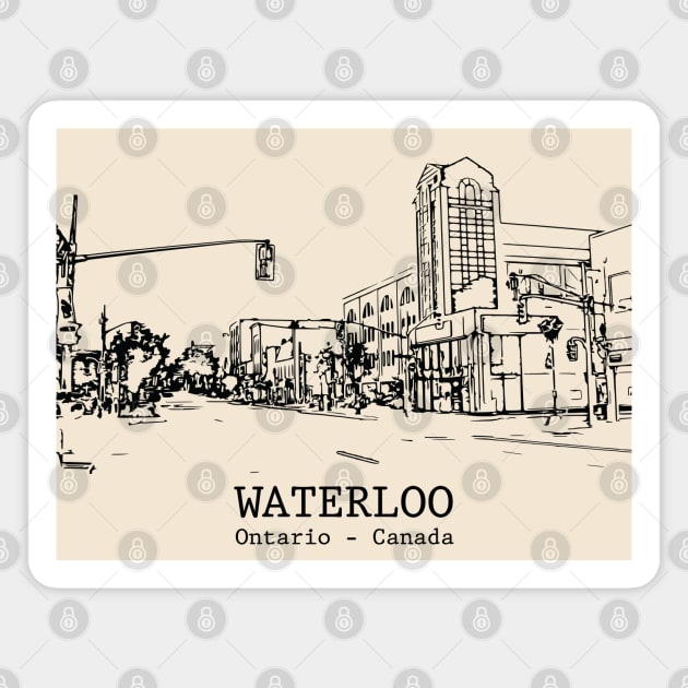 Waterloo - Ontario Magnet by Lakeric